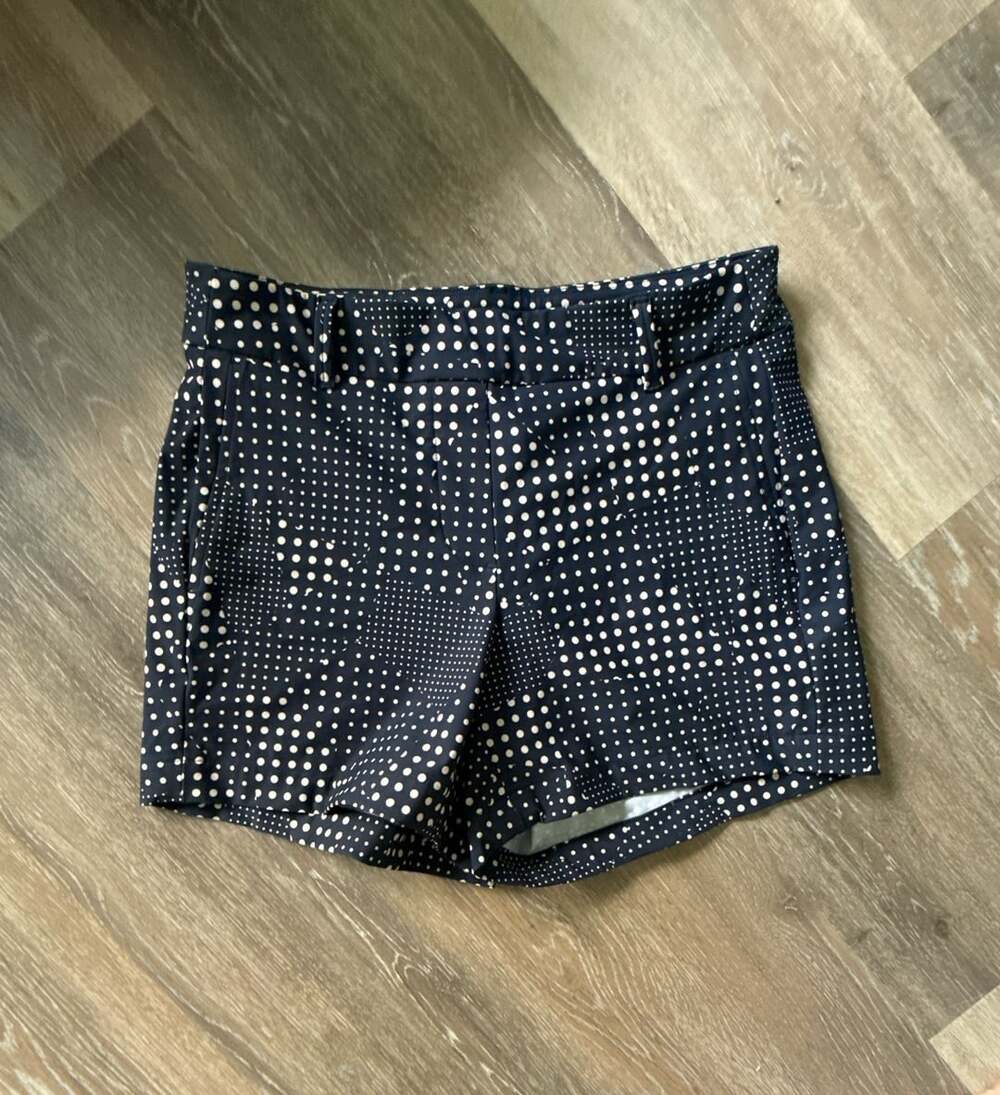 Spanx Polka Dot Shorts Size XS/XCH/TP Navy Blue